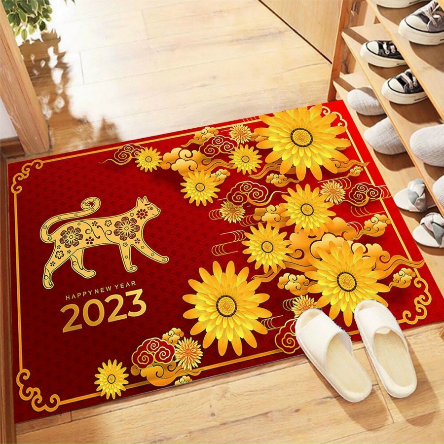 Thảm lau chân tết 2023  an khang nhiều mẫu.