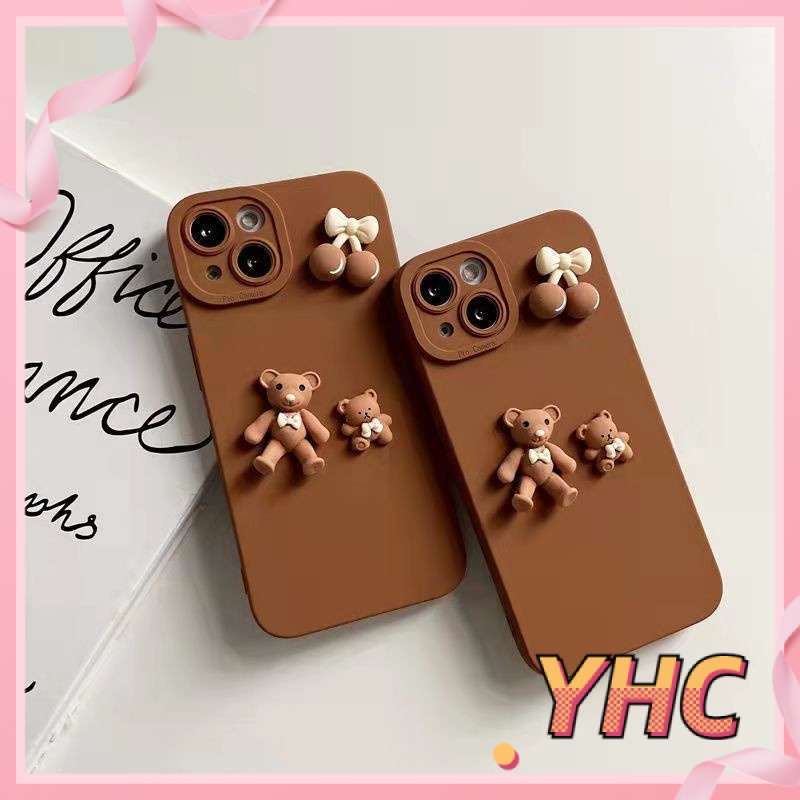 ốp iphone Tpu Hình Gấu Bông tương thích iPhone 6s 6splus 7 7plus 8 8plus X XS XSMAX 11 12 Pro Max Plus Promax-043