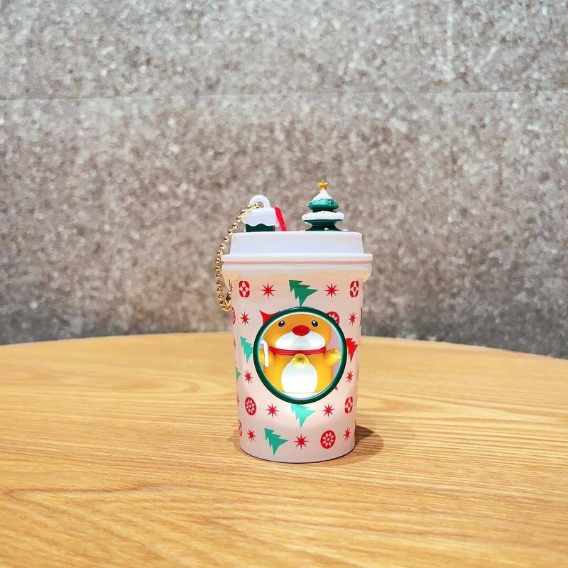 Starbucks Móc Khóa Hình Người Tuyết Hoạt Hình Đáng Yêu