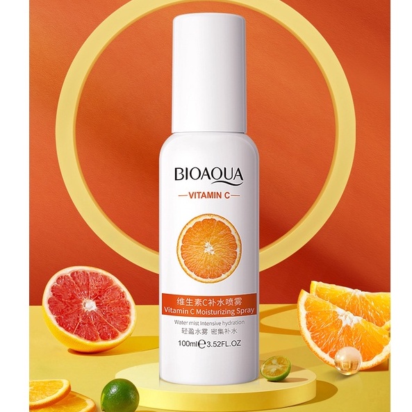 Serum dưỡng ẩm Vitamin C Bioaqua Lotion trắng da cấp nước se khít lỗ chân lông Morasa BA15