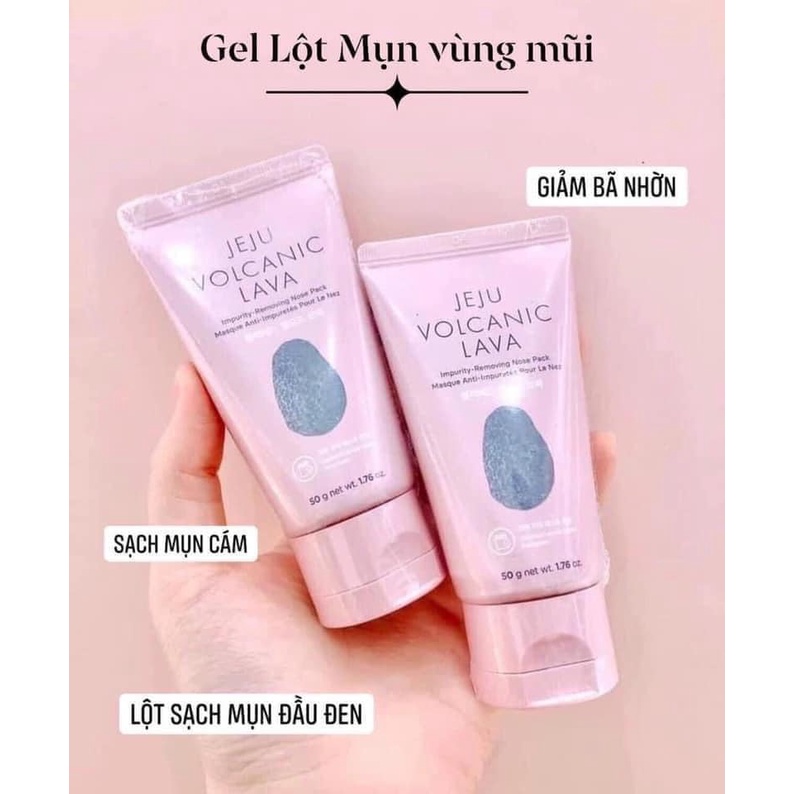 Gel lột mụn đầu đen mụn cám The Face Shop Jeju Volcanic Lava