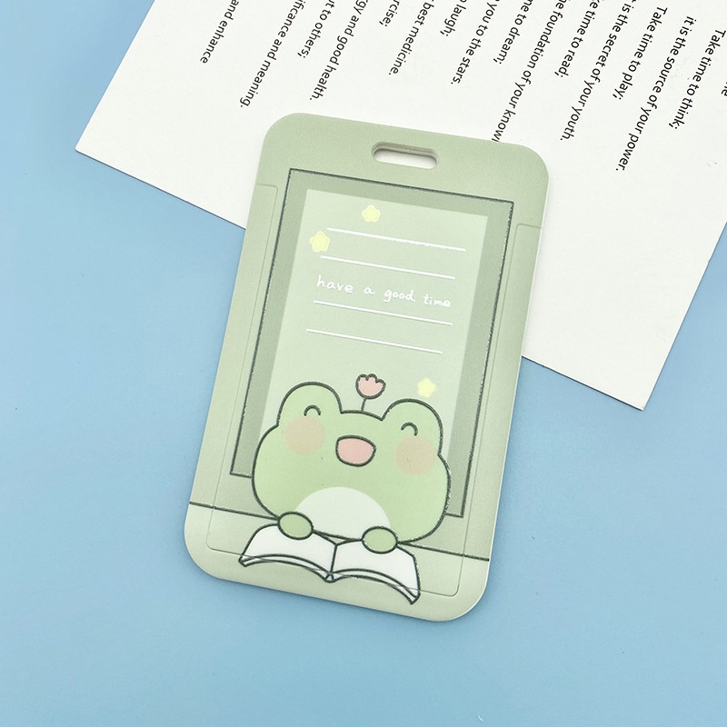 Bao Đựng Thẻ ID Họa Tiết Hoạt Hình Dễ Thương
