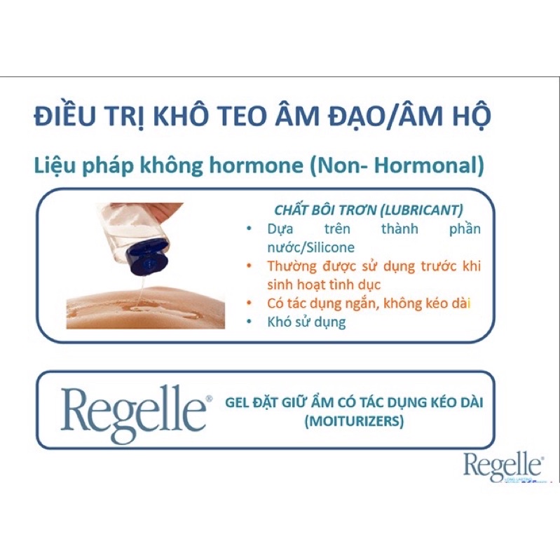 ✅[CHÍNH HÃNG] Gel REGELLE phụ khoa bôi trơn tuýp 6.5g REGELLE ® giữ ẩm vùng kín tác dụng kéo dài