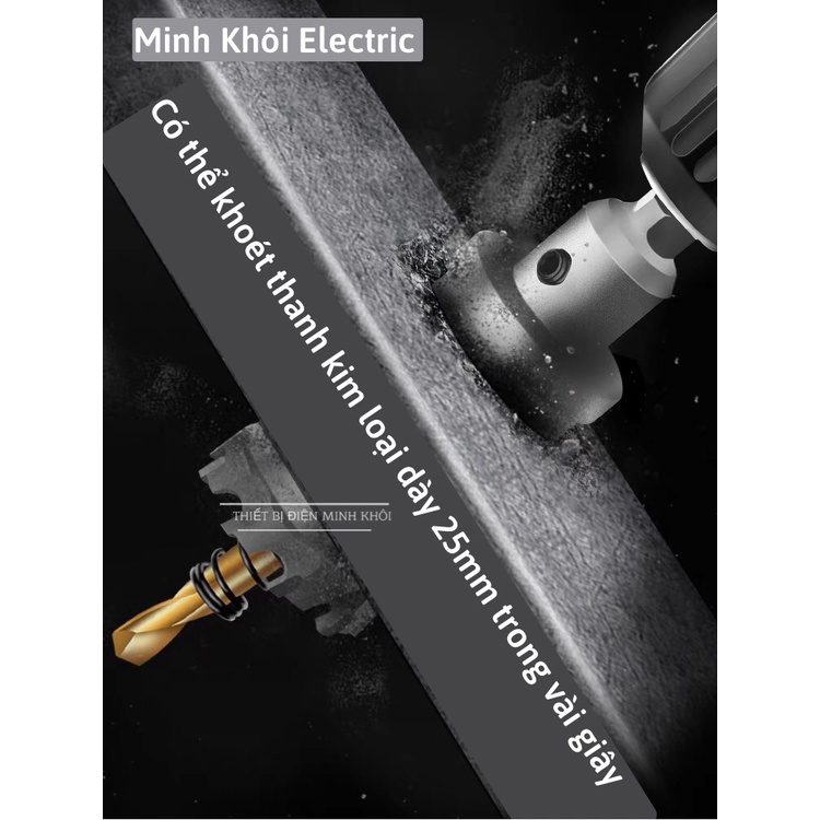 Mũi Khoan Đa Năng Phủ Tin Vàng, mũi khoan tâm sắt, bê tông, kính, inox...đủ kích thước