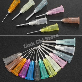 Đầu kim bơm keo, mỡ hàn đủ size (10 chiếc)