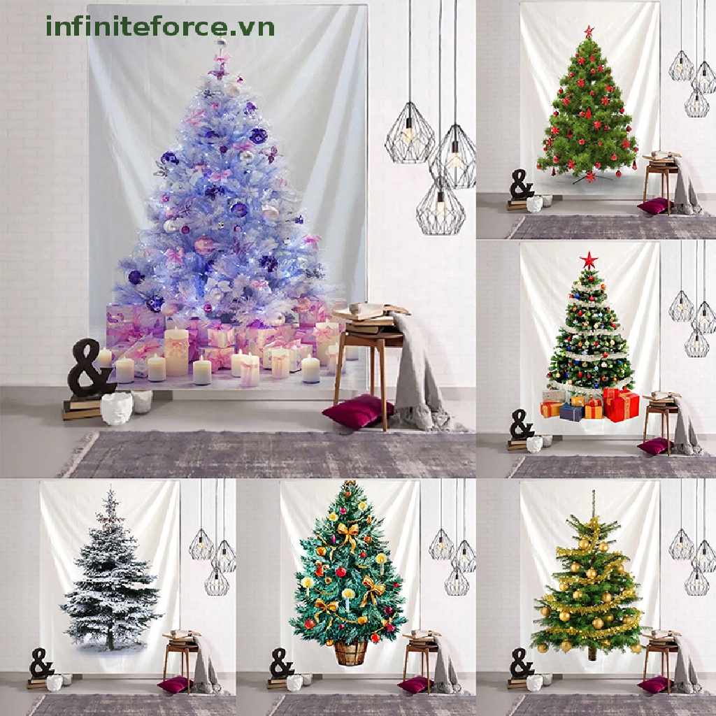 Thảm Treo Tường Trang Trí Chủ Đề Giáng Sinh 100 * 75CM