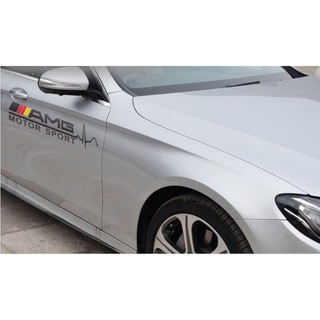 Bộ 2 tem dán xe AMG, tem ô tô đẹp