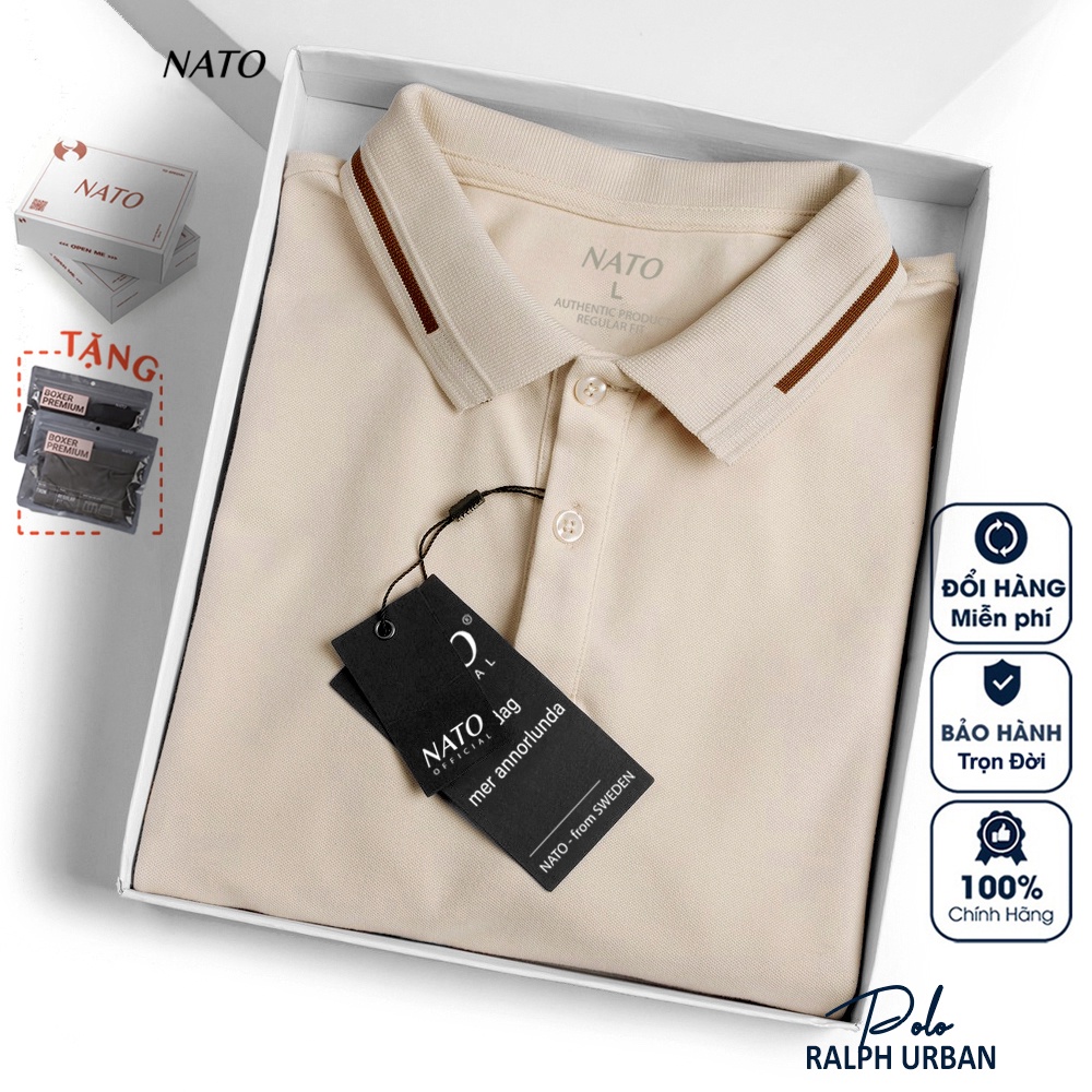 Áo Thun Polo Nam MAN Vải Cotton Cá Sấu Cao Cấp Basic Đẹp Tay Ngắn Có Cổ Màu Trắng Đen Xanh Navy Đỏ Trơn Họa Tiết NATO