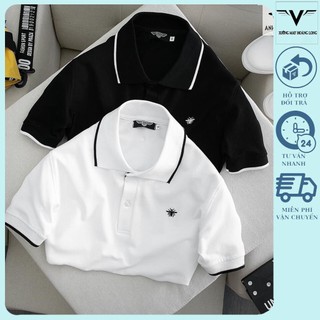 (Bán xả) áo polo nam thêu ông dày dặn form ôm hàn quốc