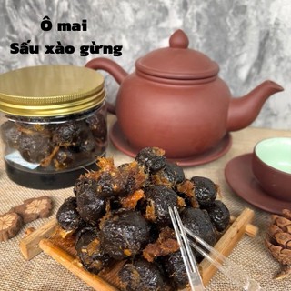 Ô mai sấu xào gừng 220gr - vị chua ngọt gừng michufood