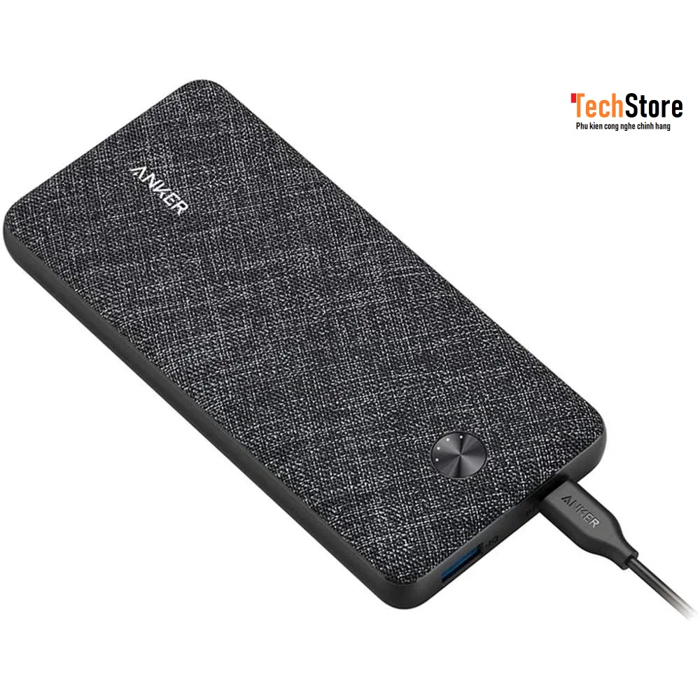 Pin sạc dự phòng Anker Power Core III Sense 10K PD Fabric- A1244