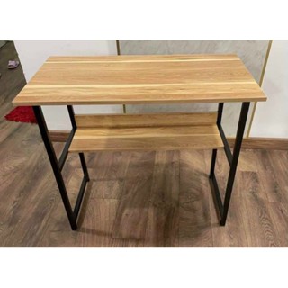 Bàn kệ lửng chân sắt dùng cho văn phòng, học bài, để máy tính cho học sinh, sinh viên XẢ KHO