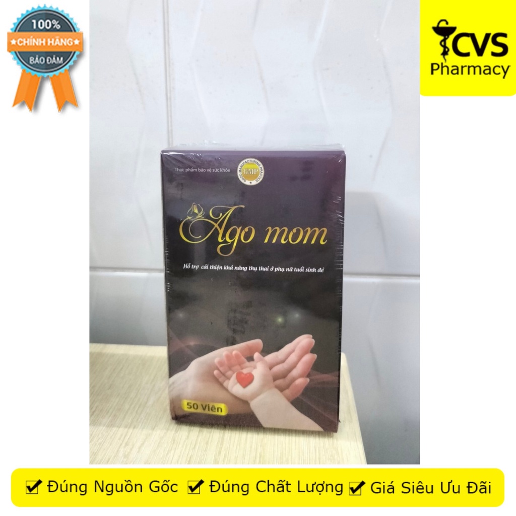 Ago Mom (50 Viên) hỗ trợ bổ sung dưỡng chất cần thiết cho cơ thể - CVS Pharmacy