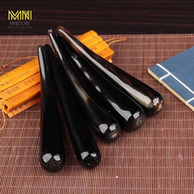 Cây massage sừng ngọn trơn day ấn huyệt kích thước 14-20cm  massage toàn thân,giảm sưng giúp tuần hoàn máu