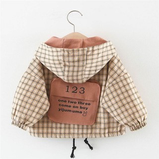 Áo khoác bé trai bé gái có mũ áo thu đông cho bé mintscloset mint's closet 1 2 3 4 5 tuổi - ak8529