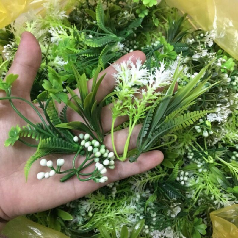 Lá Táo, Cành Hoa Baby, Cỏ Điểm Trang Trí