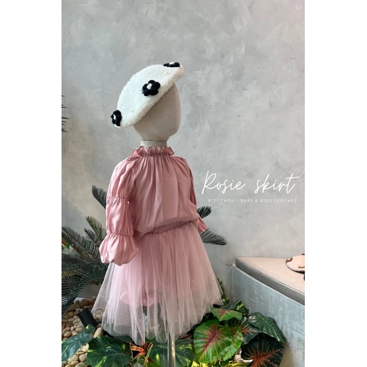 Chân váy voan Tutu bé gái P'ti chou ( Rosie skirt by Ptichou )