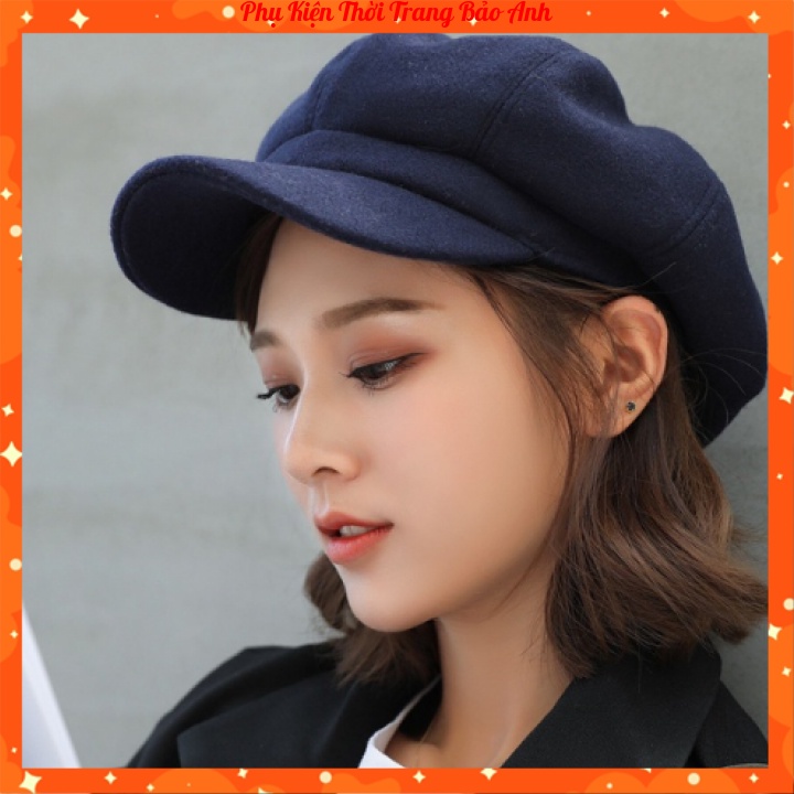 Mũ Dạ Baret Nữ Kiểu Dáng Hàn Quốc - siêu xinh