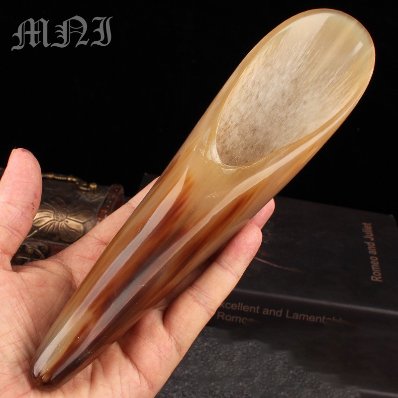 Ống ngọn sừng cạo gió dụng cụ điện chẩn kích thước 16cm - 30cm dụng cụ massage toàn thân