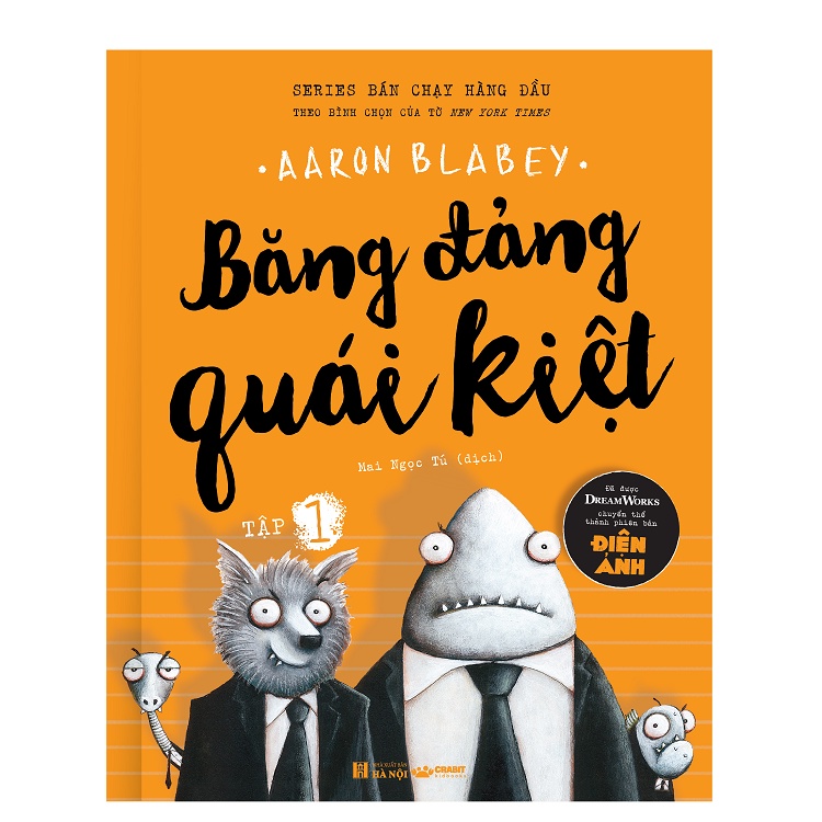 Sách - Bộ truyện tranh Băng Dảng Quái Kiệt - box set 6 tập - Crabit Kidbooks