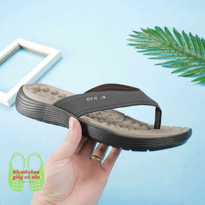Dép Kẹp Cross Nam Reviva Flip-flop, dép massage, đế chống trơn,chuẩn xịn