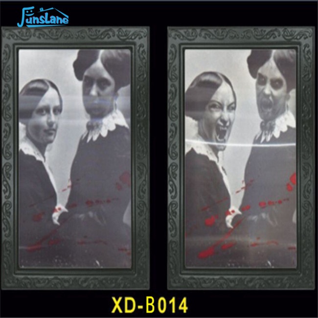 Khung Ảnh 3D Hình Ma Kinh Dị Trang Trí Lễ Halloween