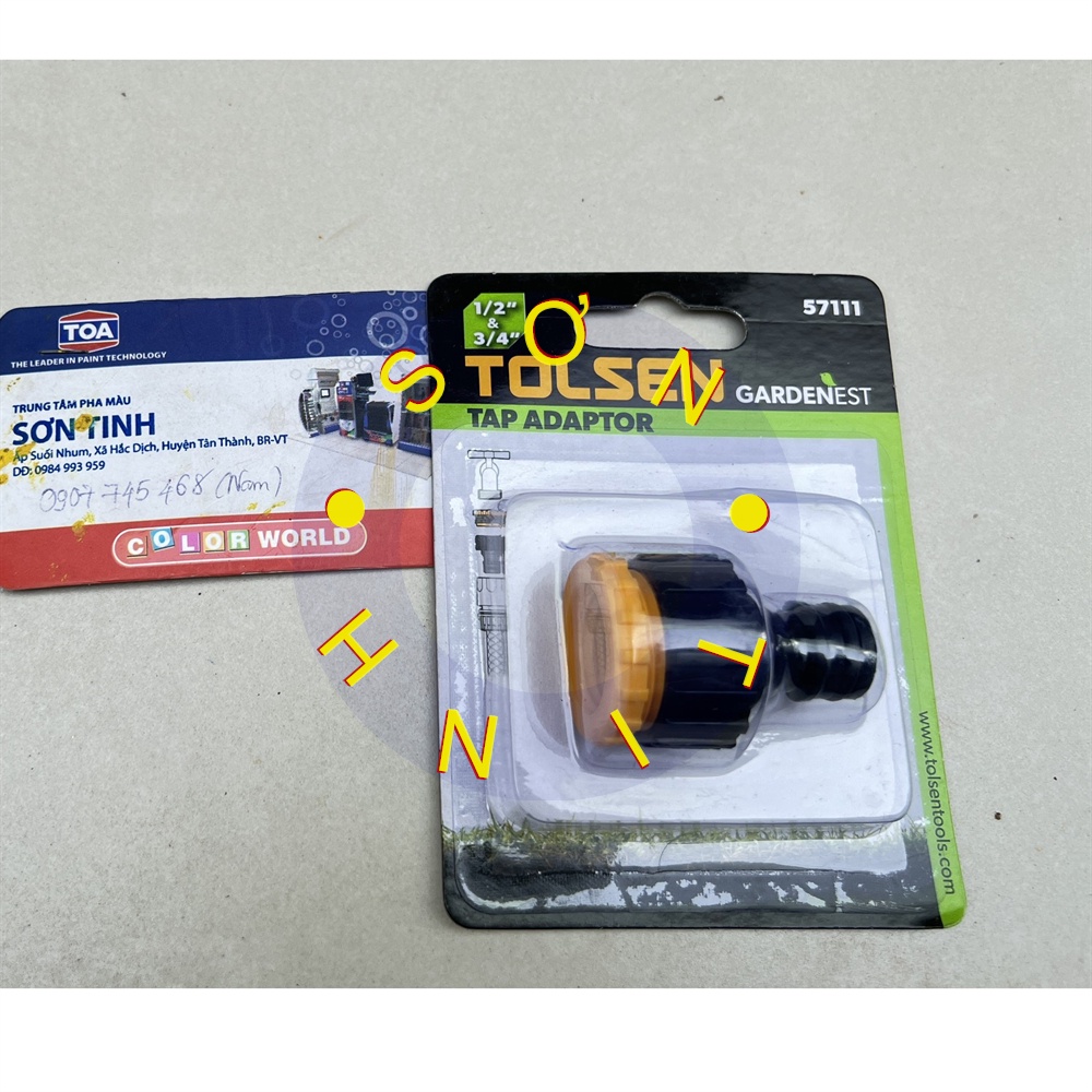 ĐẦU KHỚP NỐI ỐNG NƯỚC 1/2inch + 3/4inch + 1inch TOLSEN 57111 57160