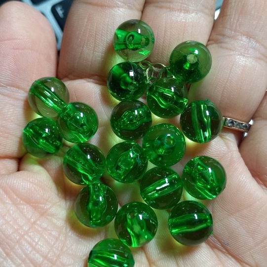 10/25/50gam hạt nhựa tròn trong đủ màu 10mm