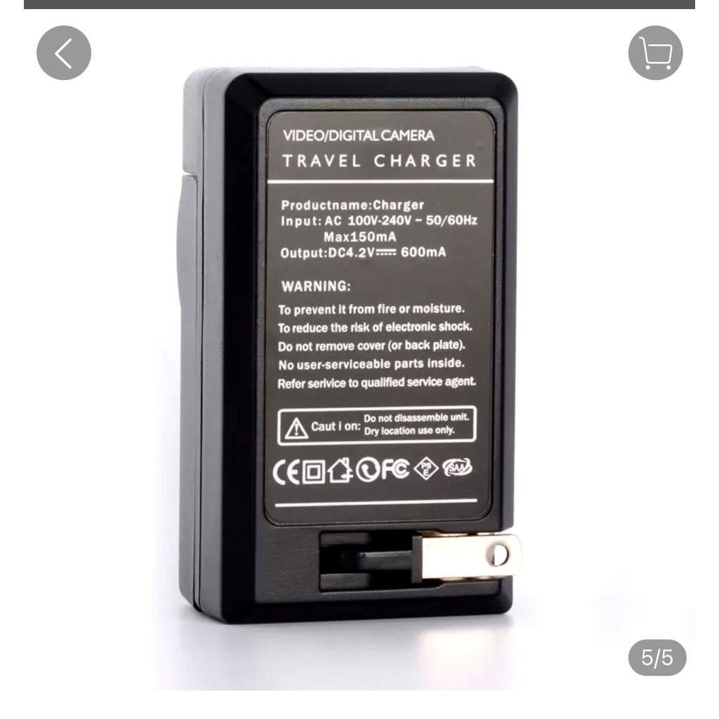 Sạc pin máy quay phim  Panasonic: Sạc các loại Pin Panasonic dòng  DU/ VBD/VBT/VQT...