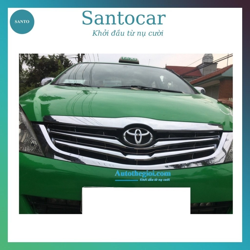 Mặt Calang Innova 2009 - 2010 Mạ Crom- Santocar
