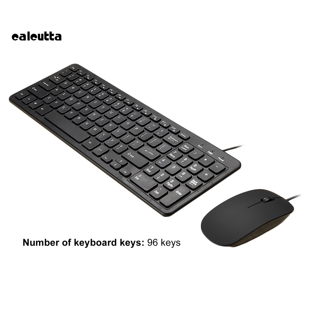 Bàn Phím 96 Phím Siêu Mỏng Không Gây Tiếng Ồn Chống Sốc Dùng Cho Laptop / PC
