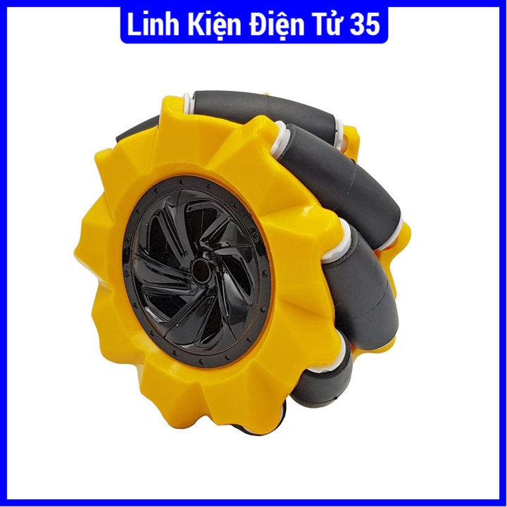 Bánh xe Mecanum Omni đa hướng thông minh đường kính 60cm, 9 con lăn, giá rẻ chất lượng