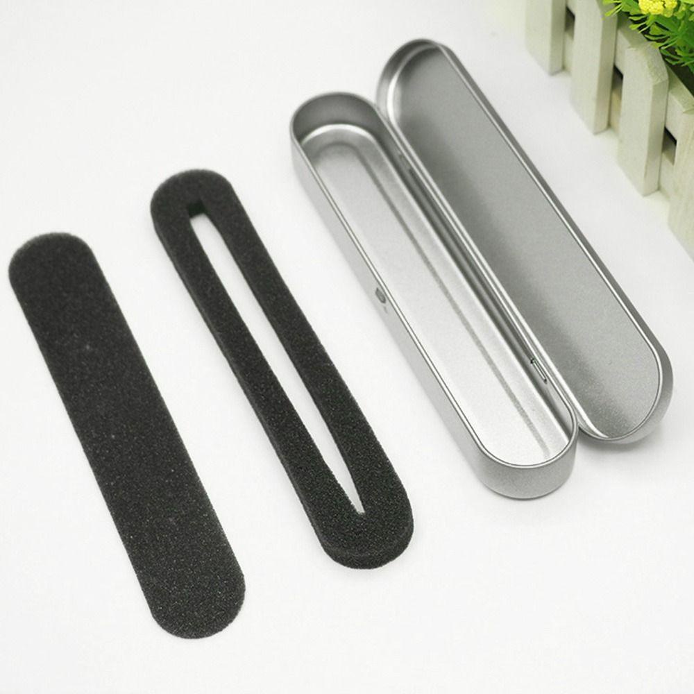 ZAIJIE24 Hộp Bút Màu Bạc Thiết Kế Xinh Xắn Tiện Dụng Ốp