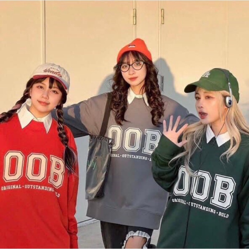 Áo nỉ bo cotton OOB LN12