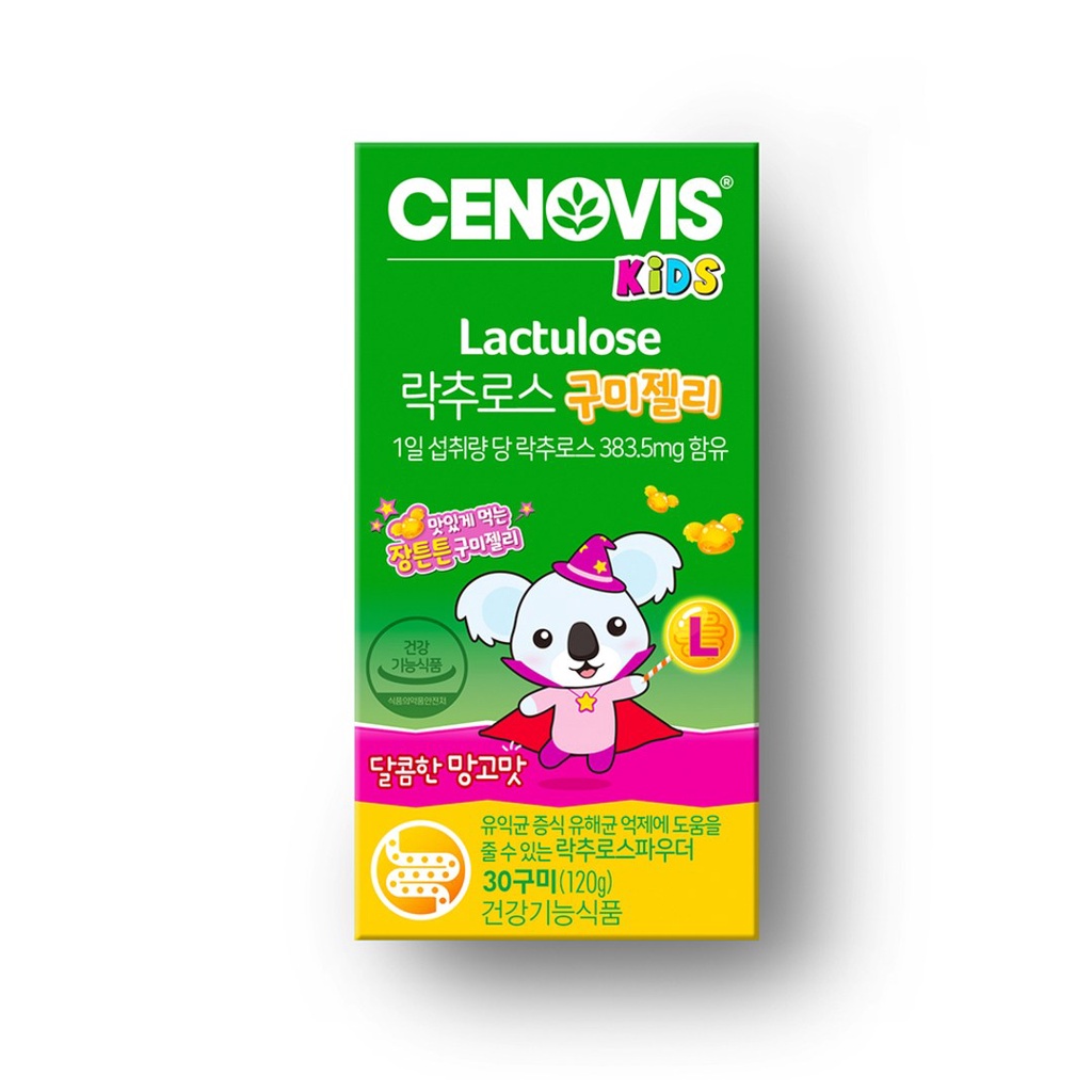 Kẹo dẻo hỗ trợ tiêu hóa cho bé Cenovis Kids Lactulose 30 viên