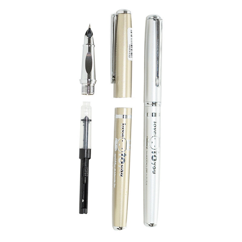 [Chọn màu] Bút máy ngòi trơn M&amp;G FFP43901 I LOVE YOU / Bút mực 43901 ngòi hợp kim nguyên bản, mực ra đều, êm trơn