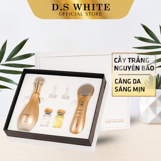 [COMBO] Cấy Trắng Da Mặt Tại Nhà D.S White + 2 Cặp Tế Bào Gốc Hàn Quốc Dưỡng Trắng, Trẻ Hóa, Mờ Nám Tàn Nhang Chuẩn Spa