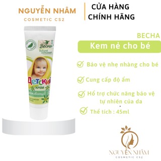Kem Dưỡng Da Và Chống Nẻ Becha 💖FREESHIP💖 Kem Dưỡng Da BECHA Baby 45ml 🌺  Dưỡng Da & Chống Nẻ 🌺  Xách tay Nga