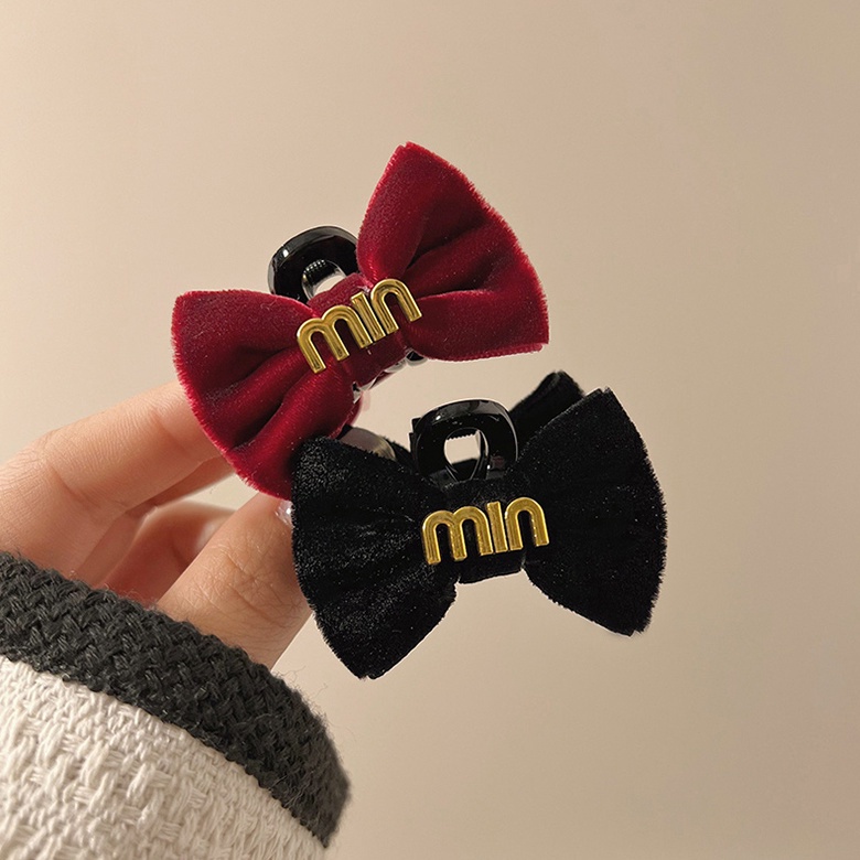 Kẹp Tóc Hình Nơ Nhỏ Xinh Xắn Thời Trang Thu Đông Phong Cách Hàn Quốc Cho Nữ