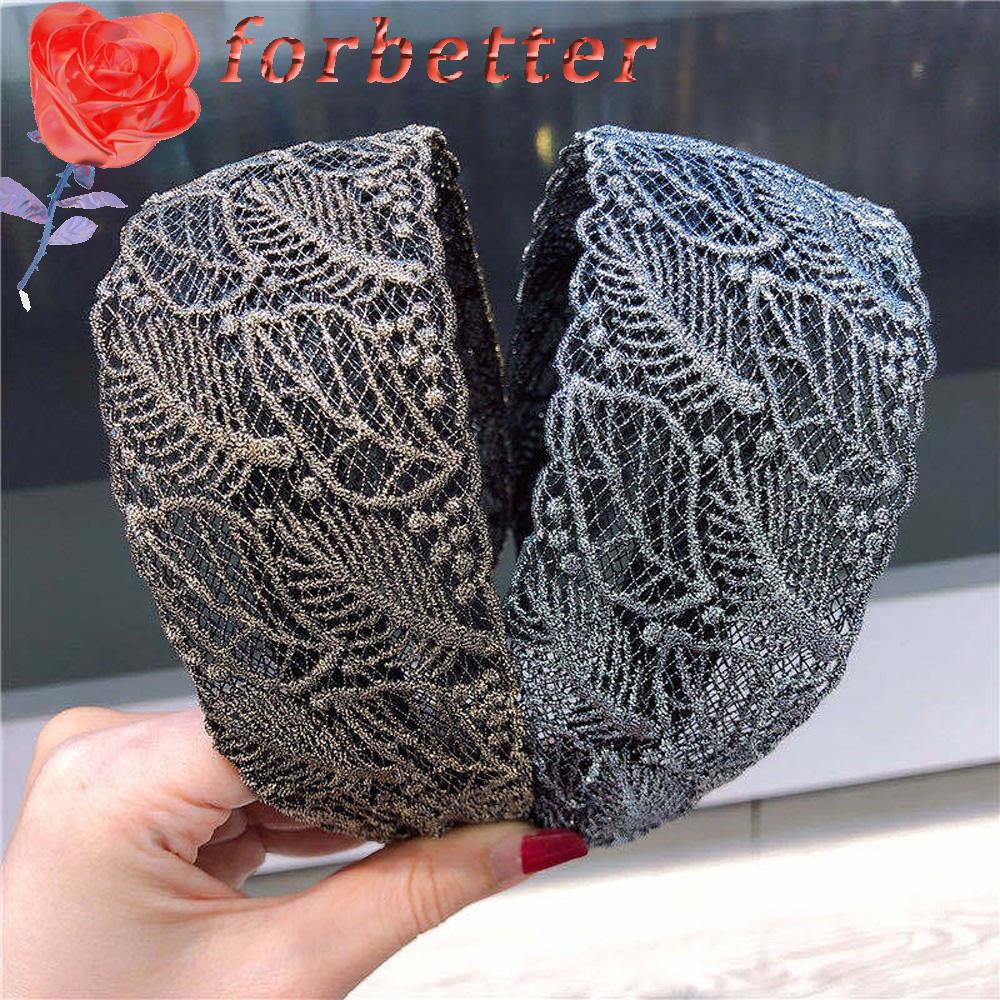 Cài Tóc Vải Ren Hoa Phong Cách Vintage Cho Nữ