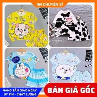 Bộ đồ bò sữa cho mẹ và bé gái bé trai đến 70 ký vải thun mềm mịn mát co giãn tốt đồ gia đình DBRBD SIZE 6 ĐẾN XL