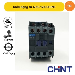 Khởi động từ 3p chint nxc-12, contactor chịu tải 5,5kw hàng chính hãng chint xuất khẩu