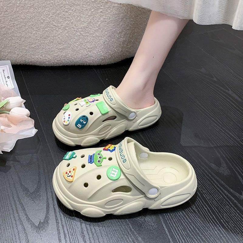 Dép Đi Biển Đế Dày Chống Trượt Chống Mùi Họa Tiết Hoạt Hình Buzz Lightyear Thời Trang Mùa Hè Cho Nữ