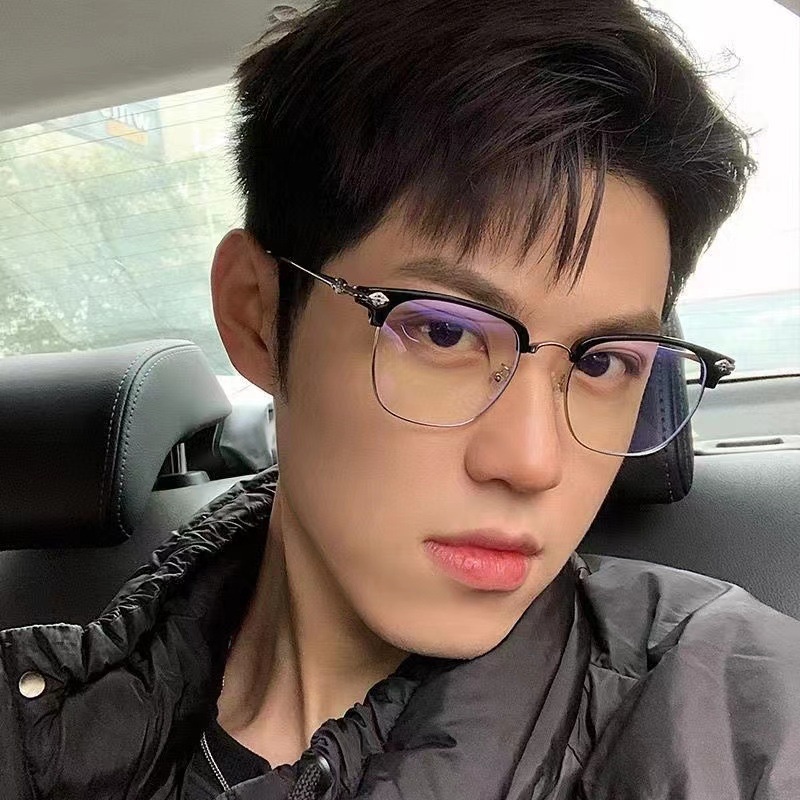 Kính giả cận nữ nam cao cấp mắt vuông thời trang Hàn Quốc gọng kính cận không độ chống ánh sáng xanh giá rẻ ABICA 119