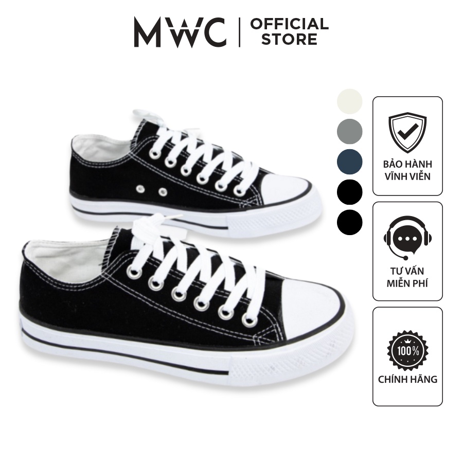 Giày MWC 5010 - Giày Thể Thao Nam Vải Đế Bằng Phong Cách Đơn Giản Năng Động Cá Tính Basic