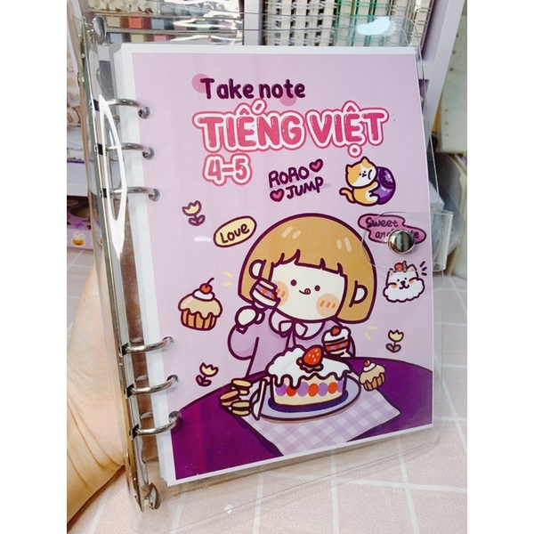 Sổ tay Takenote Tiếng Việt 4-5 khổ giấy A5