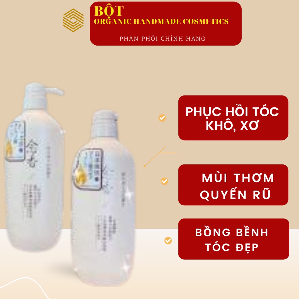 COMBO Dầu Gội + Dầu Xả Hương Hoa Anh Đào Nhật Bản 300ml- Bồ Kết Sả Chanh