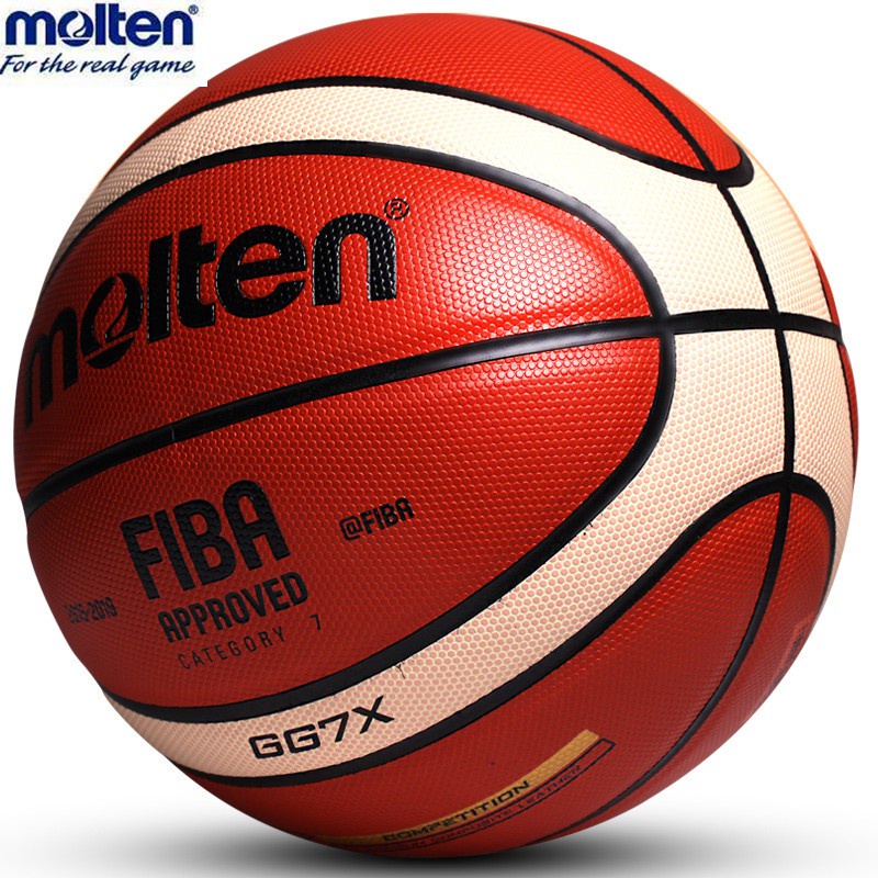 Bóng rổ da Molten GG7X - size 7 - Tặng Kim bơm + Túi lưới đựng bóng