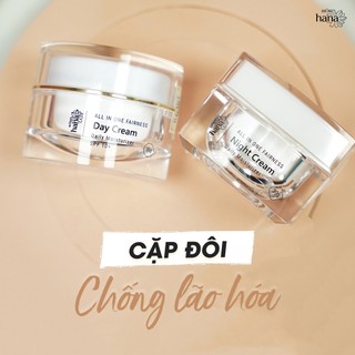 Combo kem dưỡng da cao cấp ngày đêm riori 30g trắng mịn không tỳ vết ngày và đêm