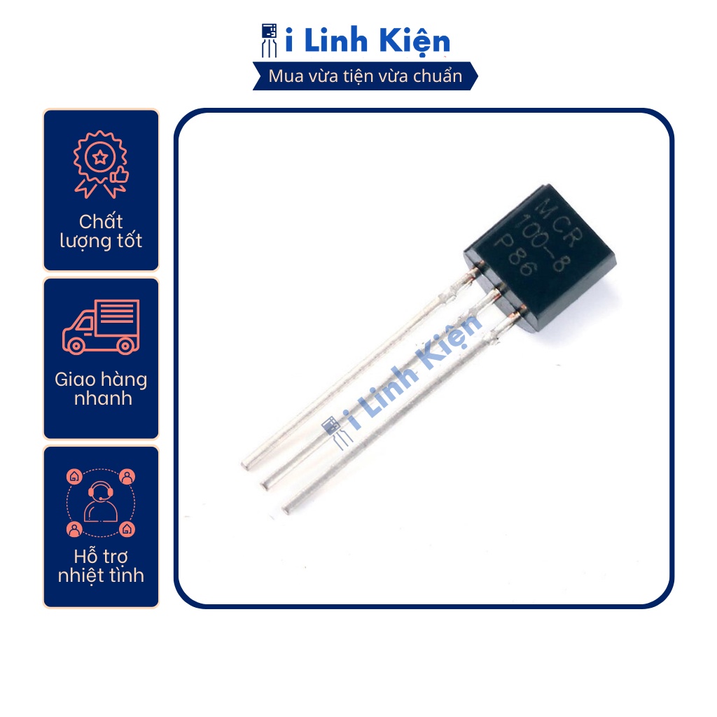 MCR100 Thyristor 1A 600V chất lượng cao